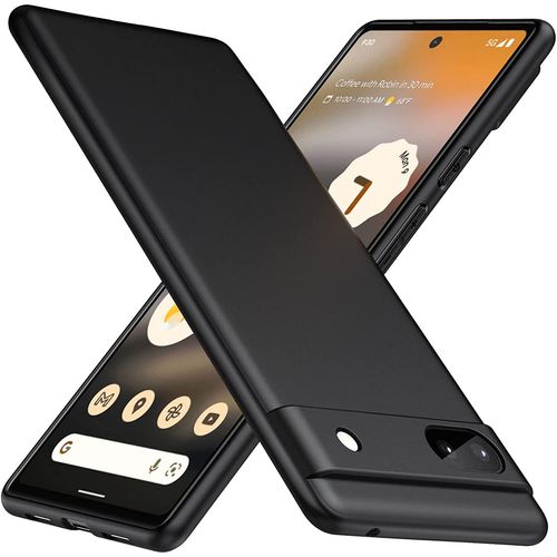 Coque Silicone Couleur Noire Pour Google Pixel 6a Little Boutik®
