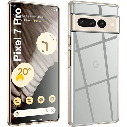 Coque Silicone Transparente Pour Google Pixel 7 Pro 5g Little Boutik®