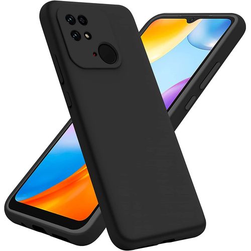 Coque Pour Xiaomi Redmi 10c Silicone Noir Little Boutik®