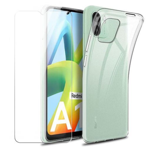 Coque Silicone Transparente + Verre Trempe Pour Xiaomi Redmi A1 / A2 Little Boutik©