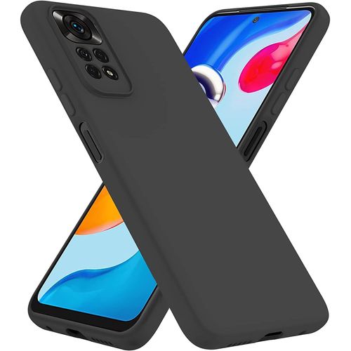 Coque Silicone Noir Pour Xiaomi Redmi Note 11 Pro Little Boutik®