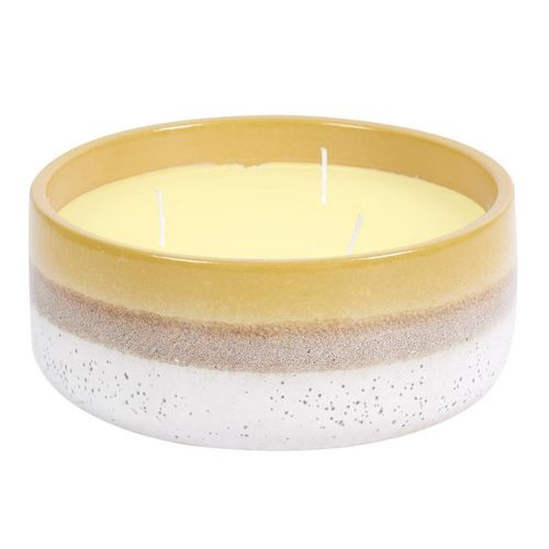Paris Prix - Bougie Parfumée "céramique" 330g Citronnelle