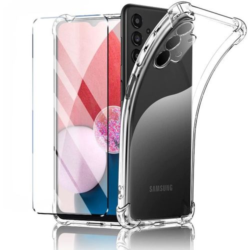 Coque Pour Samsung Galaxy A13 4g Silicone 4 Coins Renforces + Verre Trempe Little Boutik®