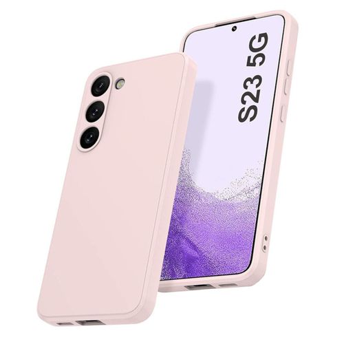 Coque Silicone Rose Pour Samsung Galaxy S23 5g Little Boutik®