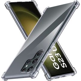 Coque Silicone Transparente Angles Renforces Pour Samsung Galaxy S23 Ultra 5g Little Boutik®