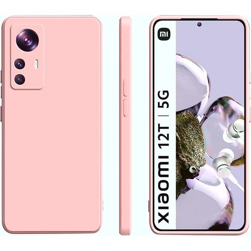 Coque Silicone Couleur Rose Pour Xiaomi 12t 5g Little Boutik®