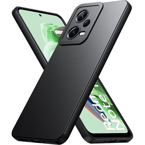 Coque Silicone Noir Pour Xiaomi Redmi Note 12 5g Little Boutik©