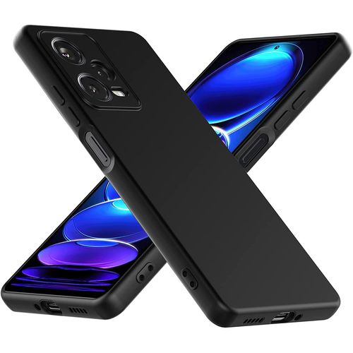 Coque Silicone Noir Pour Xiaomi Redmi Note 12 Pro 5g Little Boutik©