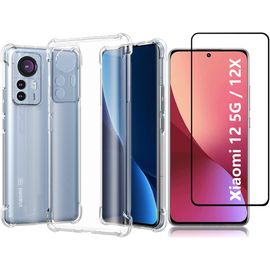 Coque Silicone Transparente Angles Renforces + Verre Trempe Pour Xiaomi 12 / 12x Little Boutik®