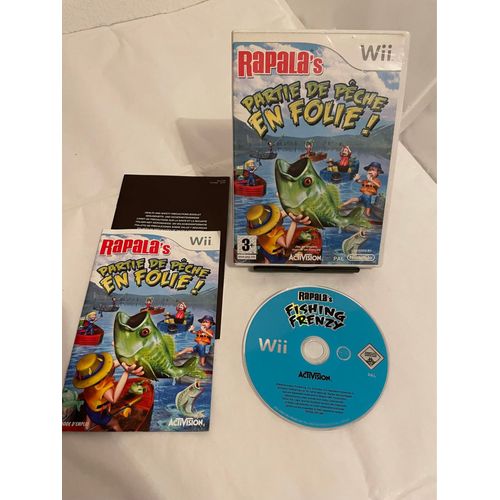 Rapala's Partie De Pêche En Folie - Nintendo Wii - Excellent État