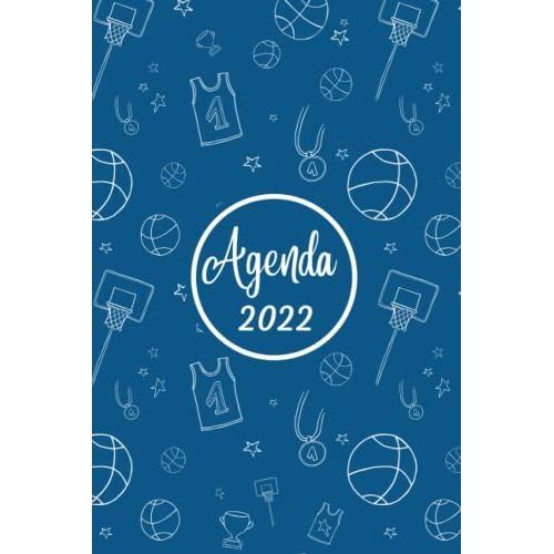 Basket Agenda 2022: Pianificatore Annuale 2022 | Da Gennaio A Dicembre (12 Mesi) | Calendario 2022 | Organizer & Diario Con Pallacanestro .