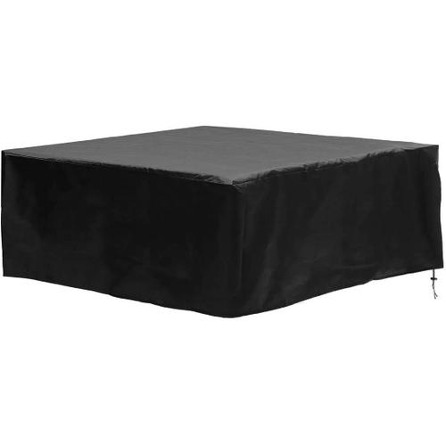 Housse Pour Meubles E Jarin 123 X 61 X 72 Cm Noir Étanche Housse Pour Table À Tréteaux 'extérieur Patio Jarin Housse E Table Rectangulaire Anti-Poussière