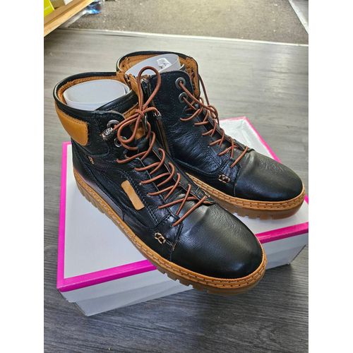 Boots Sportwear Femme Confort Noir 37 Cuir