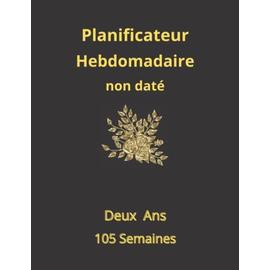 Agenda Journalier 2022: Planificateur journalier simple et pratique, Agenda  professionnel grand format, Avec planification mensuel, Sur 12 mois, de   2022