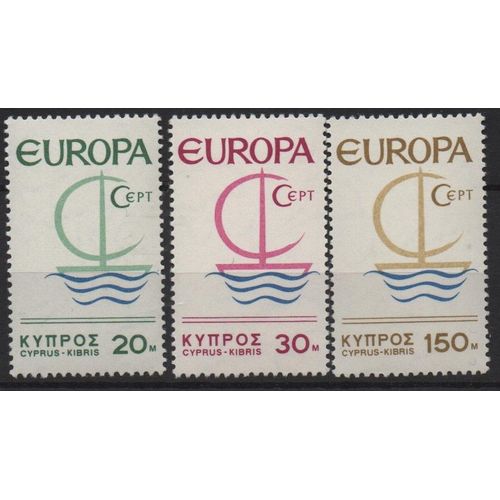 Chypre Timbres Europa 1966