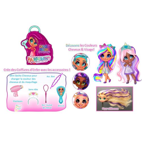 Hairdorables Hairdorables - Poupée Surprise - Serie 6 - Color Magic - Asst