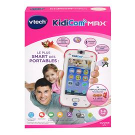 VTECH Téléphone Portable enfant KidiCom Max Bleu - DISCOUNT