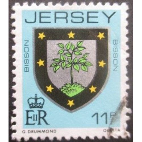 Jersey N°258 Blason De Bisson Oblitéré