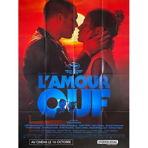 L Amour Ouf - Véritable Affiche De Cinéma Pliée - Format 120x160 Cm - De Gilles Lellouche Avec Adèle Exarchopoulos, François Civil, Mallory Wanecque, Malik Frikah, Alain Chabat - 2024