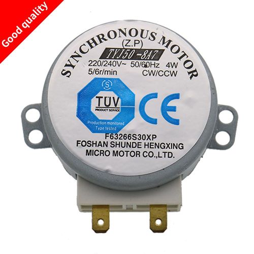 Moteur AC 220 240V 4W 6RPM 48mm pour plateau de four à micro ondes,synchrone, souffleur d'air chaud, 50/60Hz, CW/CCW, TYJ50 8A7,
