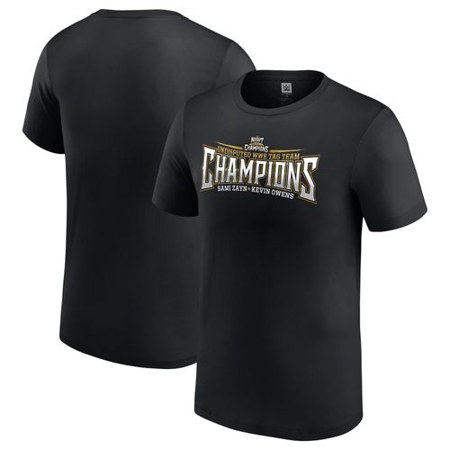 T-Shirt Wwe Sami Zayn & Kevin Owens Night Of Champions Tag Team Champions Graphique - Homme