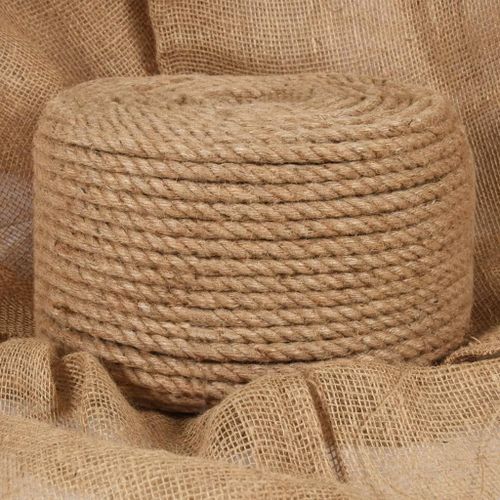 vidaXL Corde de jute 25 m de long 12 mm d'épaisseur
