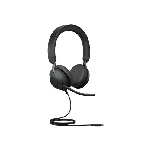Jabra Evolve2 40 SE UC Stereo - Micro-casque - sur-oreille - filaire - USB-C - isolation acoustique - Optimisé pour la CU