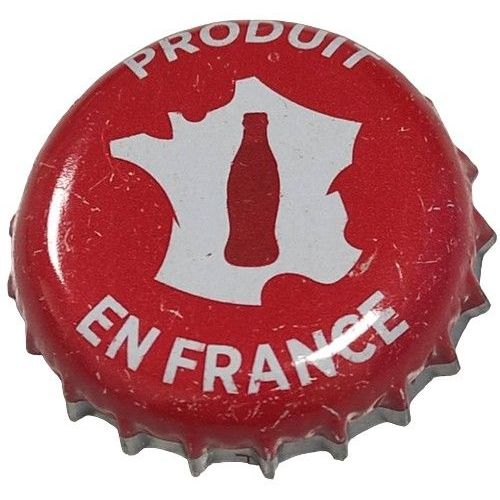 France Capsule Crown Cap Coca Cola Produit En France Su