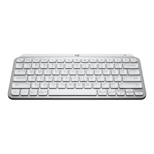 Logitech MX Keys Mini - Office - clavier - rétroéclairé - Bluetooth - QWERTY - Nordique (Danois/Finnois/Norvégien/Suédois) - gris pâle