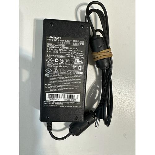 Chargeur d'origine BOSE Power Supply 94PS-065 AC Power Adapter P/N 291712 24V=3,5A