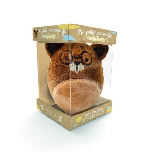 Ma Petite Marmotte Antistress - Coffret Avec 1 Peluche Et 1 Livret