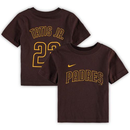 T-Shirt Avec Nom Et Numéro Des San Diego Padres Nike Fernando Tatis Jr. Marron Pour Bébé