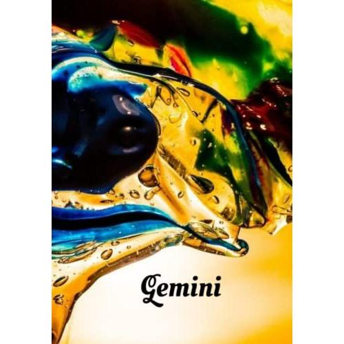Gemini: Zodiac Decorative Fashion Books For Coffee Table | Blank Paperback Zodiac Signs Collection Gemini | Decorative Book Stack |Stack Deco Books To ... | Faux Books | Interior Design Fake Books