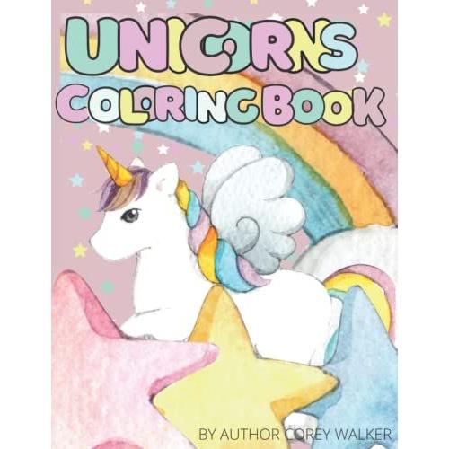 Kolorfli Presents: Unicorns Coloring Book For Kids!