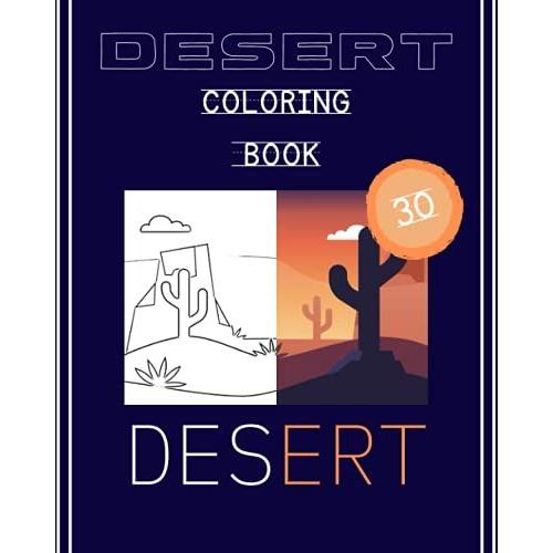 Desert Coloring Book: Creative Haven Desert Coloring Book