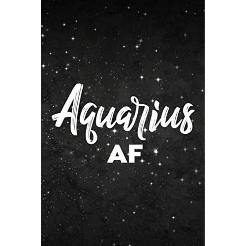 Final Planning Book - Aquarius Af & Aquarius Astrology & Zodiac Sign Aquarius