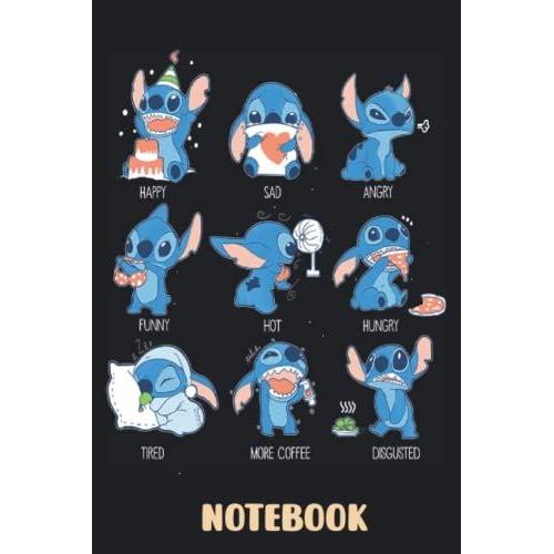 Notebook: Today I Feel Happy , Sad , Angry , Funny , Hot , Hungry , Tired / 120 Pages - 6" X 9" - College Ruled Journal Book, Planner, Diary For Women, Men, Teens, And Children