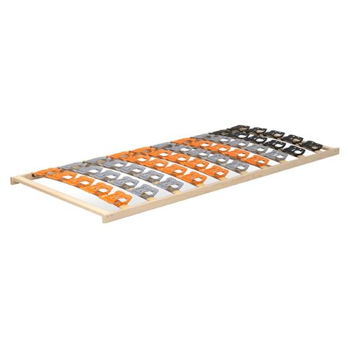 Doy Sommier À Lattes Ergonomique Cadre En Bois Avec Plots De Soutien 80x200 Cm