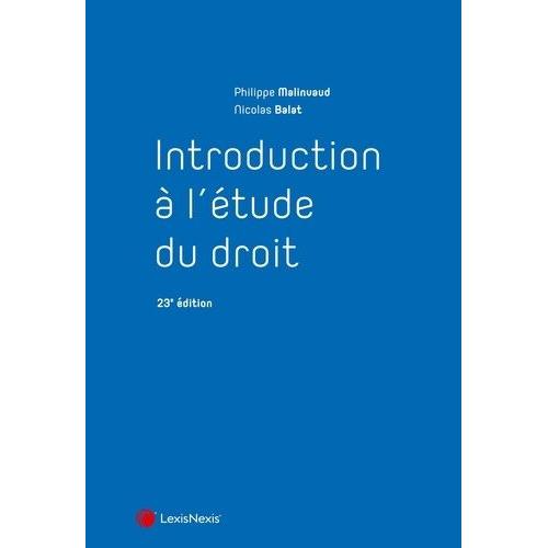 Introduction À L'étude Du Droit