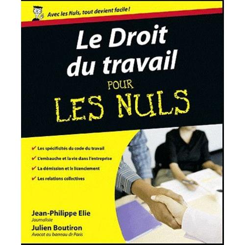 Le Droit Du Travail Pour Les Nuls