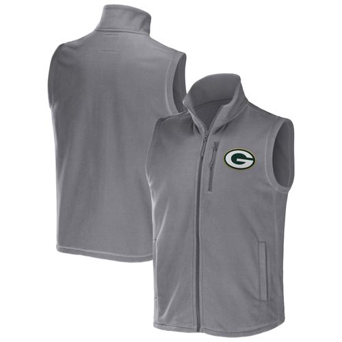 Collection Nfl X Darius Rucker Pour Homme Par Fanatics Gris Green Bay Packers Gilet Polaire Entièrement Zippé