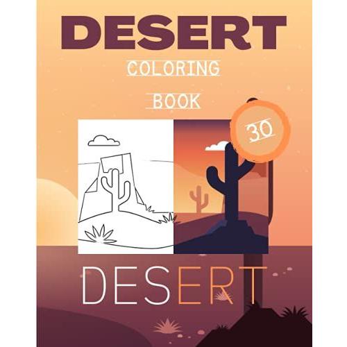 Wild Desert Coloring Book: Creative Haven Desert Coloring Book