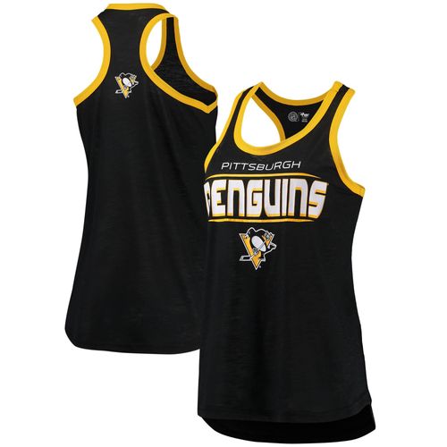 Débardeur Noir À Dos Nageur G-Iii Sports By Carl Banks Pour Femmes Des Penguins De Pittsburgh Showdown