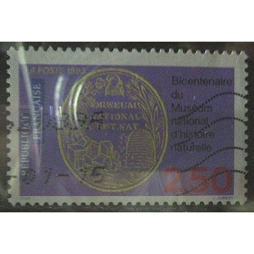 1993. F2812: Bicentenaire Du Muséum National D'histoire Naturelle