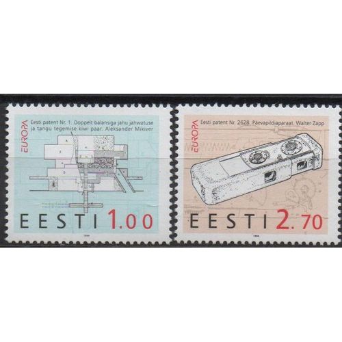 Estonie Timbres Europa 1994