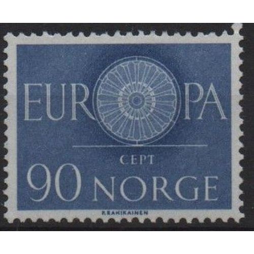 Norvège Timbre Europa 1960