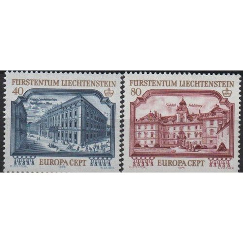 Liechtenstein Timbres Europa 1978