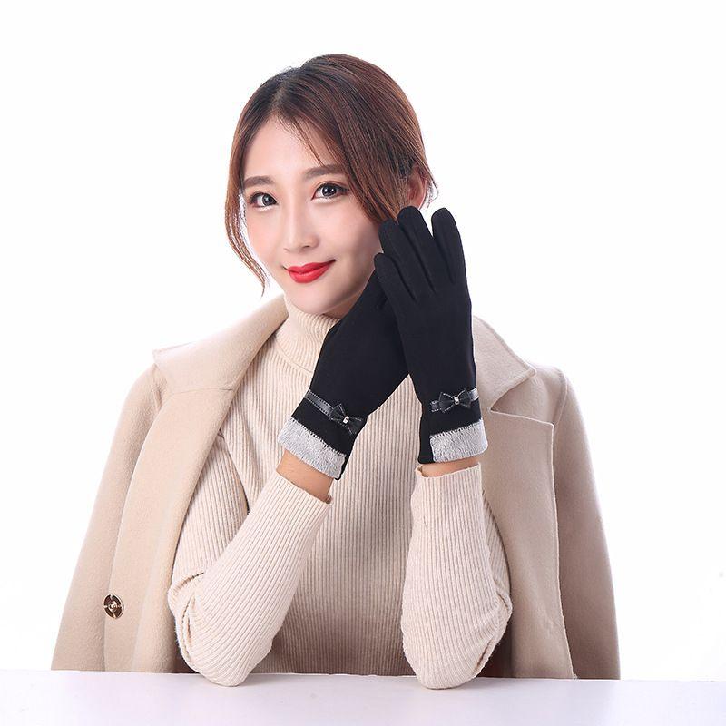 KayCrowne-Gants chauds et coupe-vent pour femme, mitaines à écran