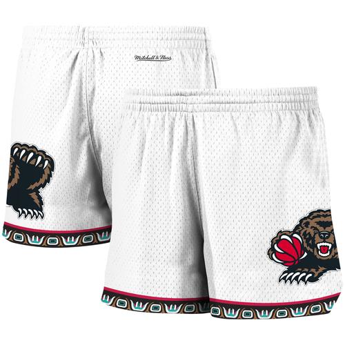 Short De Saut Mitchell & Ness Blanc Vancouver Grizzlies Pour Femmes