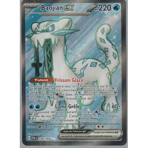 Carte Pokémon - Baojian - Ex - 236/193 - Secrète-Rare - Ev2 Evolutions À Paldea